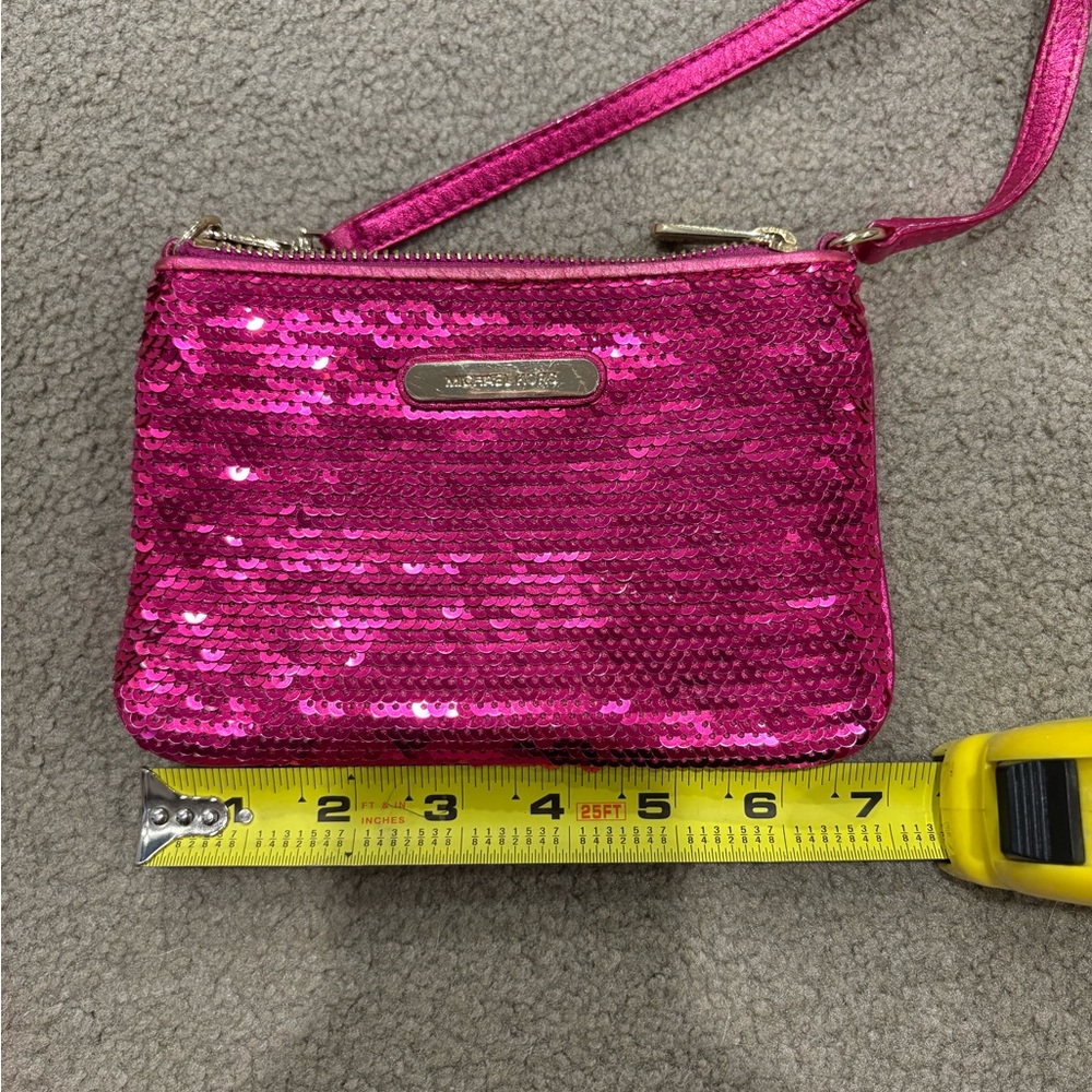 Michael Kors Pink Sequin Clutch